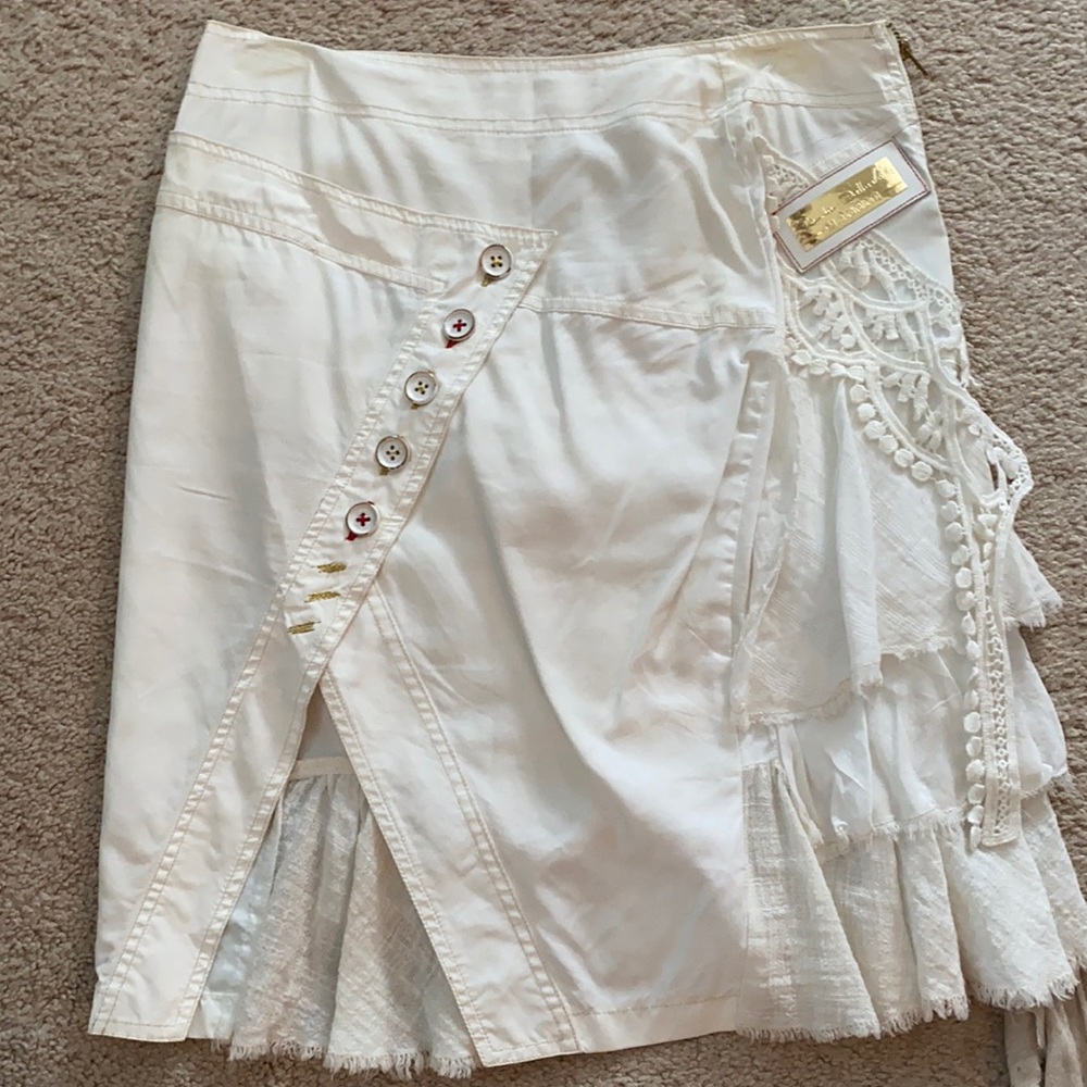 Elisa Cavaletti size small/4 size zip skirt